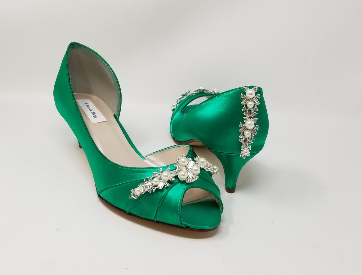 Emerald shoes heels Clearance