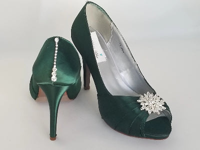 Hunter green heels new arrivals