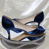 Navy Blue Wedding Shoes Navy Blue Kitten Heels