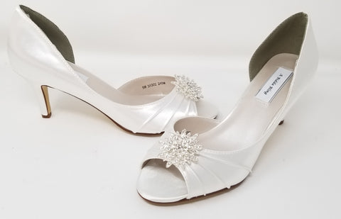 Medium and High Heels - White Wedding Shoes
