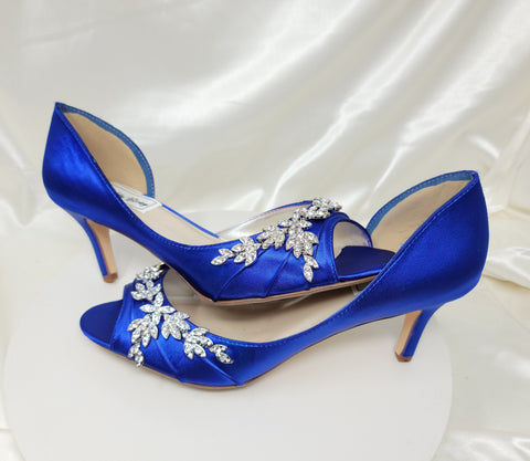 Medium and High Heels - Blue Wedding Shoes