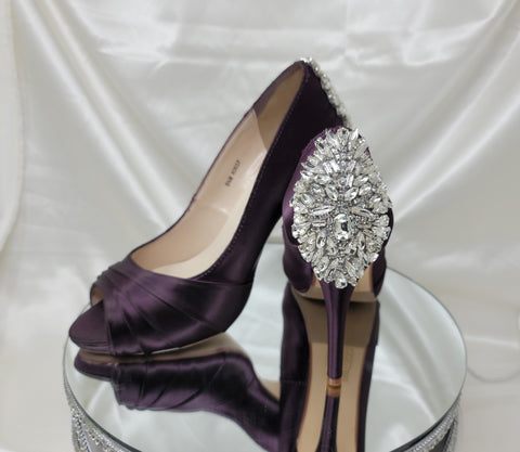 Medium and High Heels - Purple Wedding Shoes