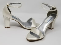 Ivory Block Heel Wedding Shoes