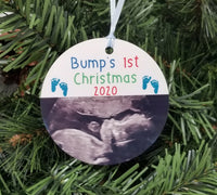 Bump's First Christmas Ornament Mother to Be Christmas Ornament