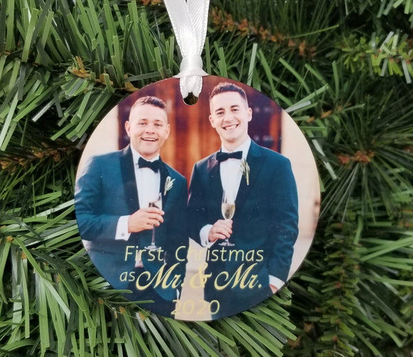 same sex wedding ornament