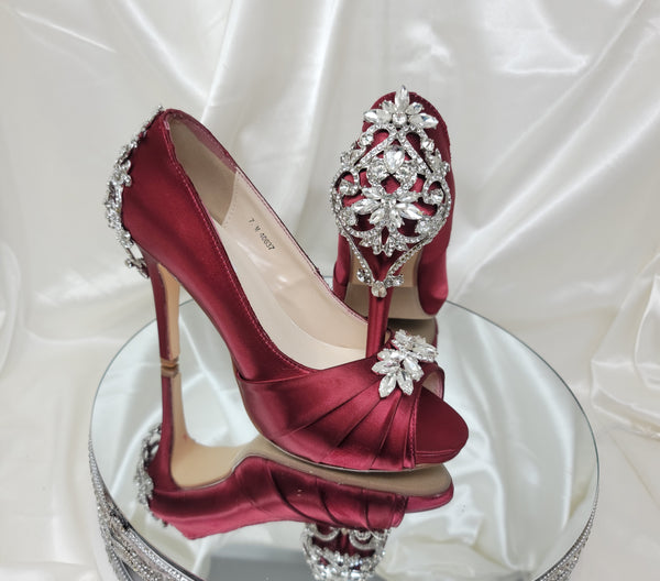 kate spade new york Women's Bridal Satin Evening Dress Heels - Macy's