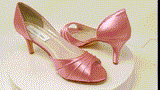 Dusty Rose Bridal Shoes - Pink Bridesmaids Shoes Rose Kitten Heels