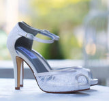 Wine Lace Bridal Shoes - Wine Bridesmaids Shoes