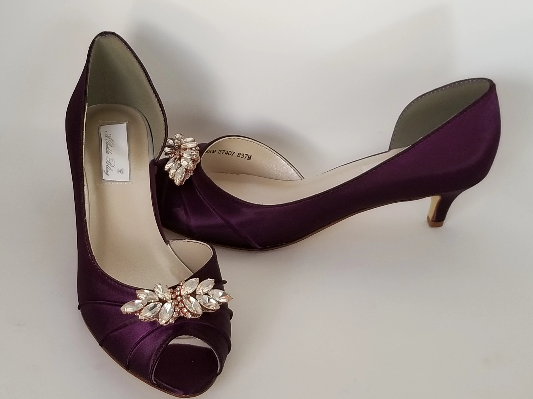purple dress shoes for weddings Handmade Genuine Leather Purple Patina Formal Dress Casual Wedding Shoes For Men